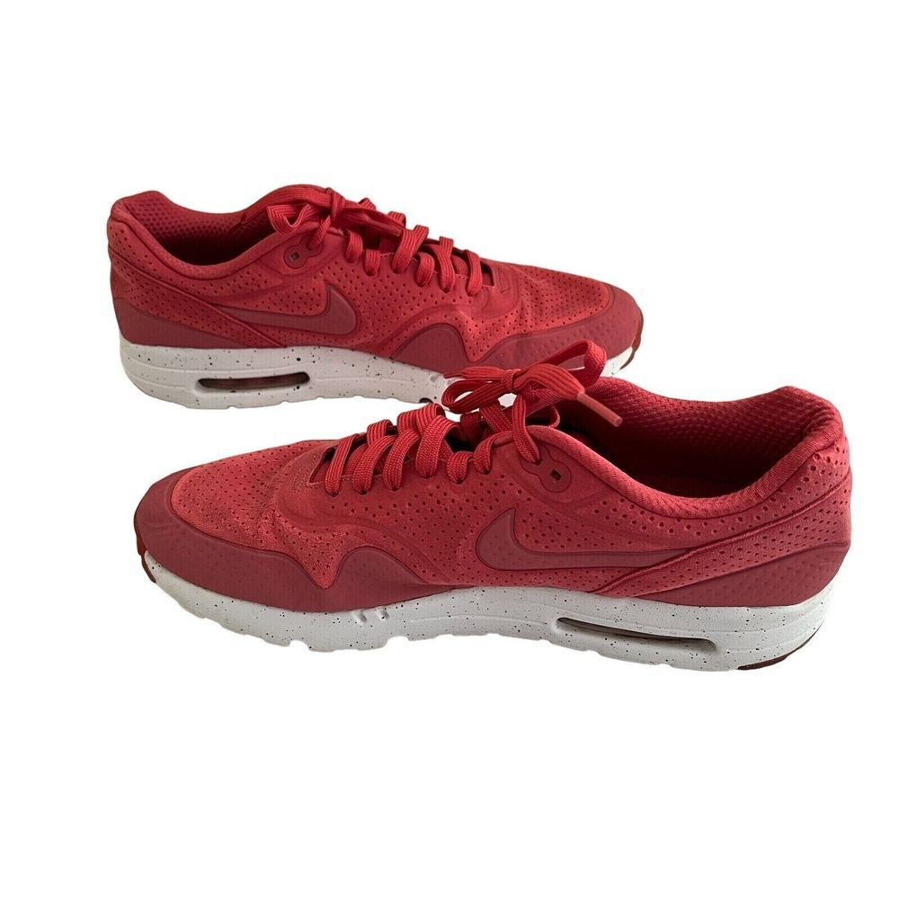 Nike Air Max 1 Ultra Moire Mens Sz 12 Sneaker 705297-611 Terra Red Running Shoe